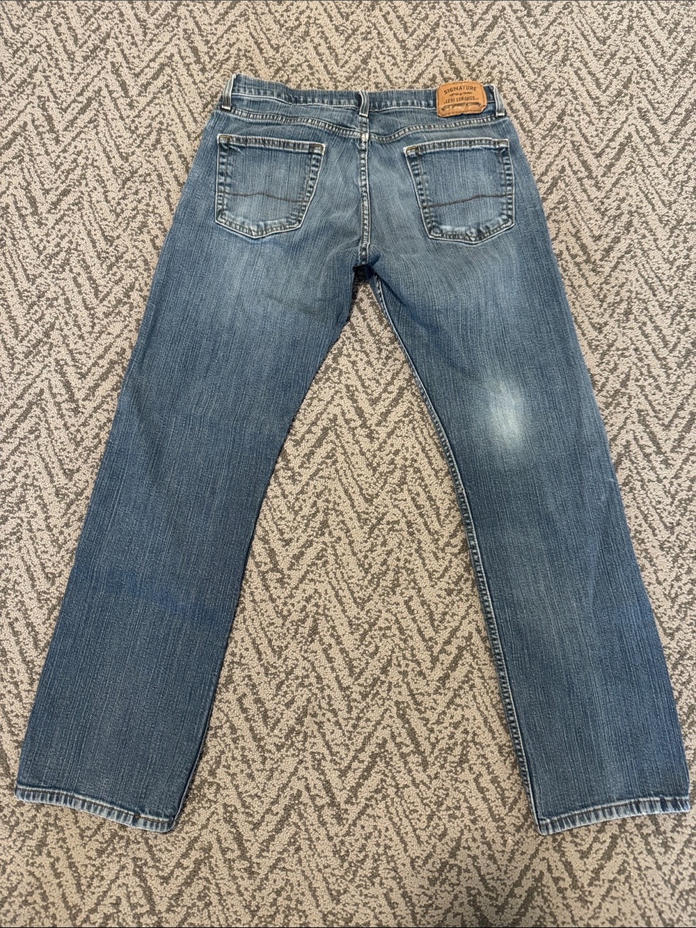 Levi's Men's Straight Leg Blue Denim Jeans